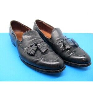 Allen Edmonds Grayson Black Leather Tassel Loafers Mens Size US 11 B